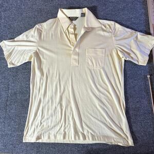 Classic SportsWear Polo Shirt - Light Cream Yellow - Size L